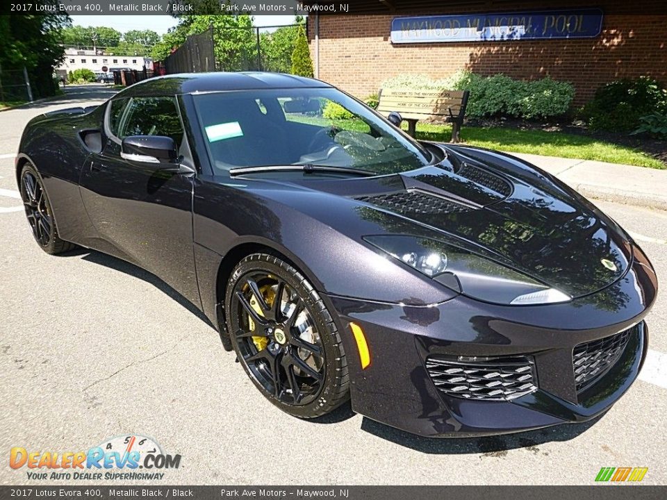 2017 Lotus Evora 400 Metallic Black / Black Photo #7