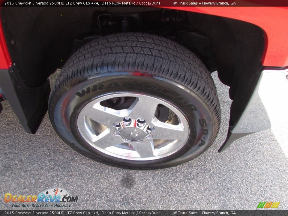 2015 Chevrolet Silverado 2500HD LTZ Crew Cab 4x4 Deep Ruby Metallic / Cocoa/Dune Photo #35