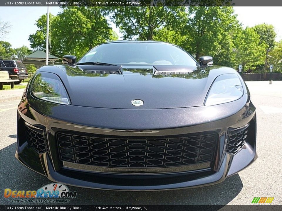 2017 Lotus Evora 400 Metallic Black / Black Photo #8