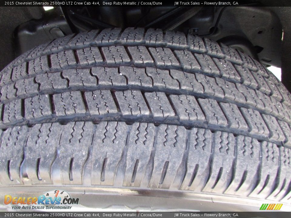 2015 Chevrolet Silverado 2500HD LTZ Crew Cab 4x4 Deep Ruby Metallic / Cocoa/Dune Photo #36