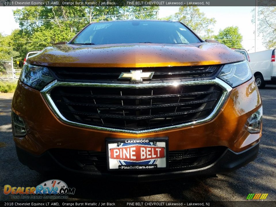 2018 Chevrolet Equinox LT AWD Orange Burst Metallic / Jet Black Photo #2