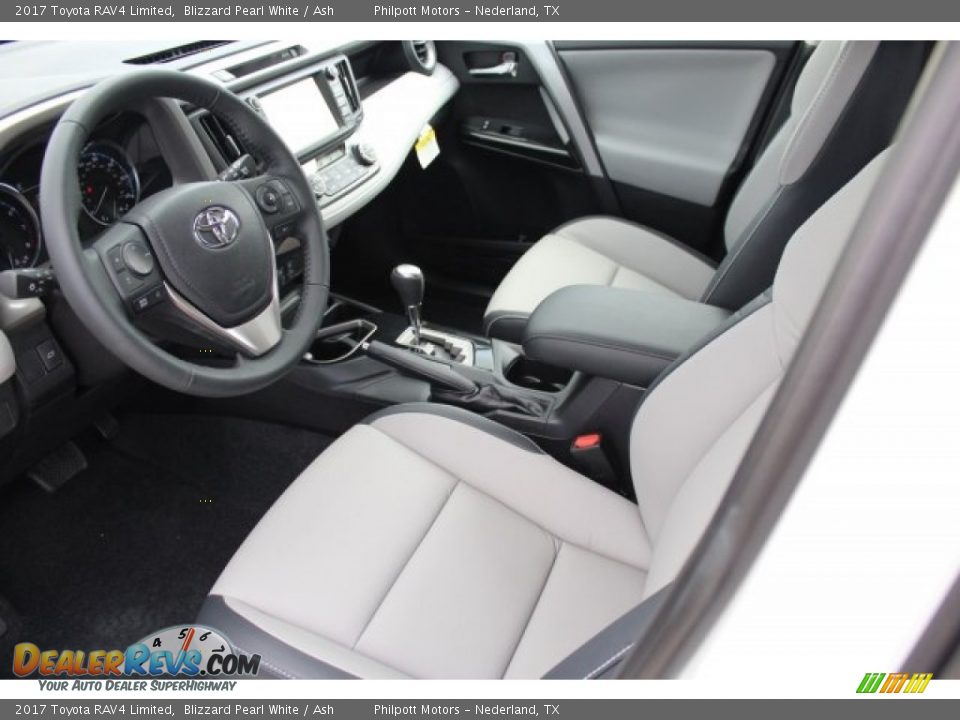 2017 Toyota RAV4 Limited Blizzard Pearl White / Ash Photo #8