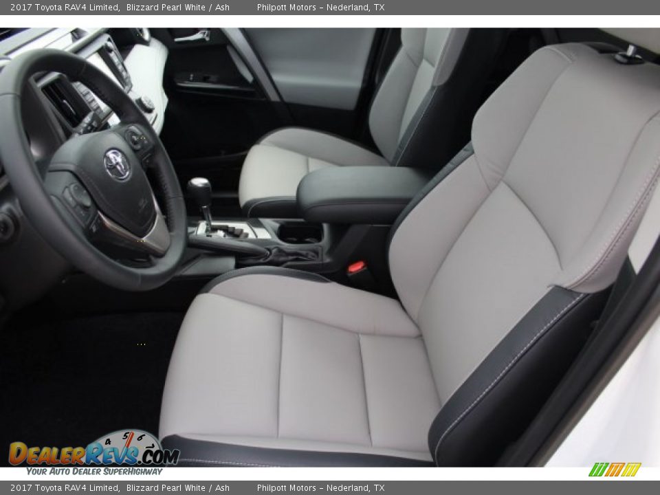 2017 Toyota RAV4 Limited Blizzard Pearl White / Ash Photo #9