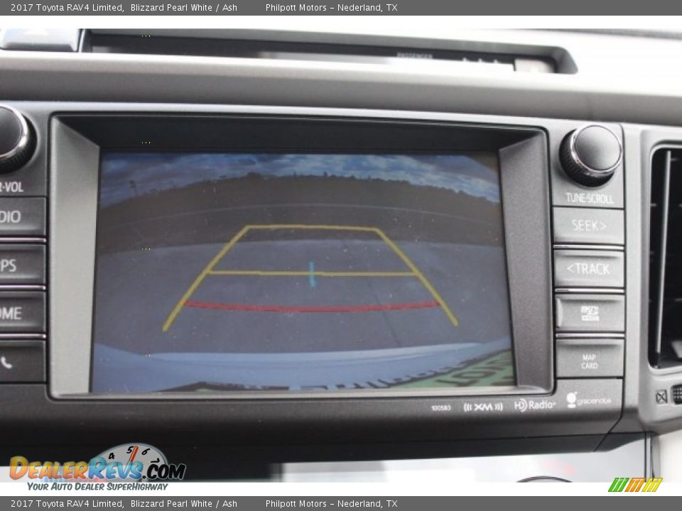 2017 Toyota RAV4 Limited Blizzard Pearl White / Ash Photo #11