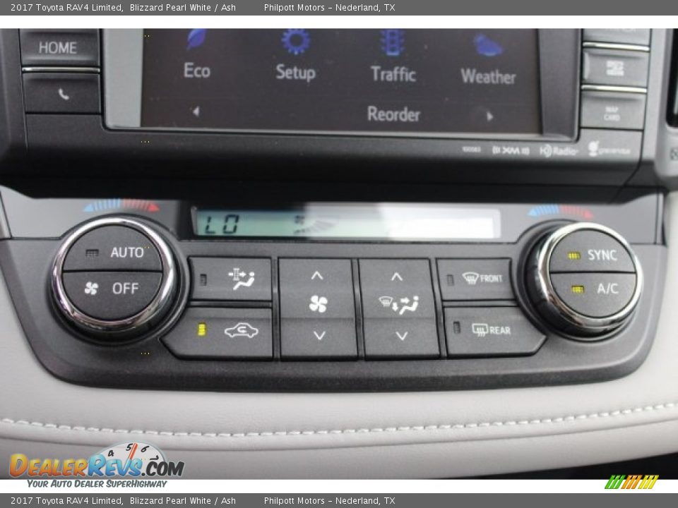 2017 Toyota RAV4 Limited Blizzard Pearl White / Ash Photo #14