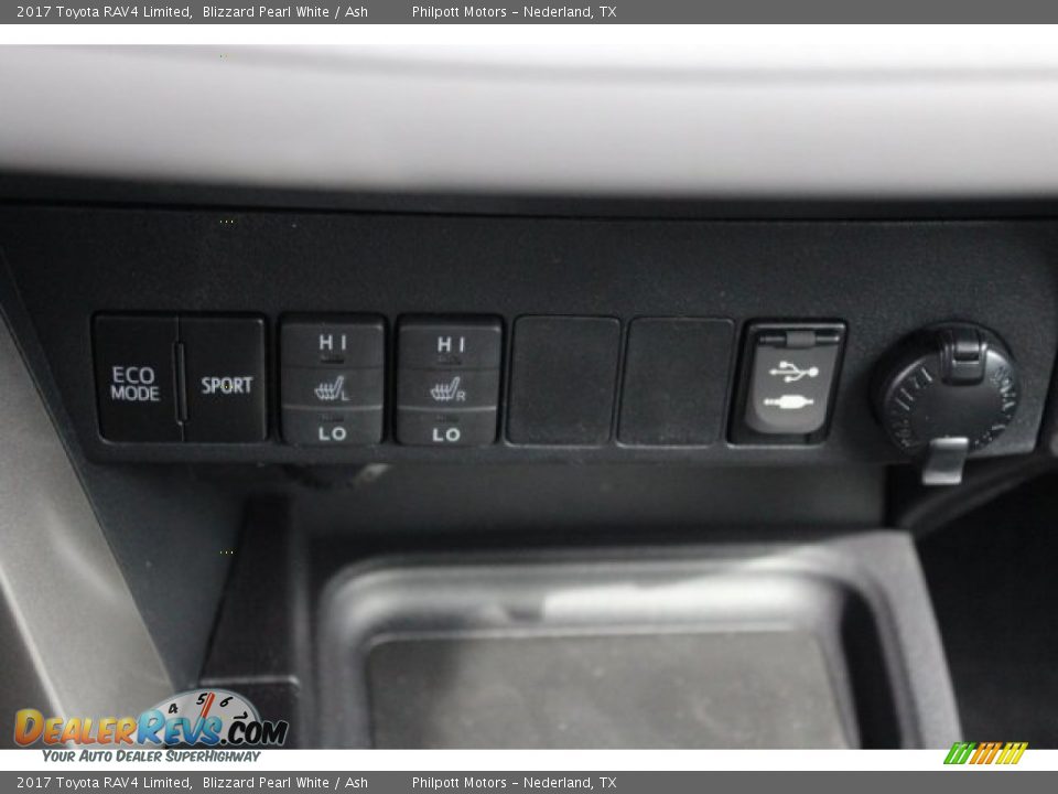 2017 Toyota RAV4 Limited Blizzard Pearl White / Ash Photo #15
