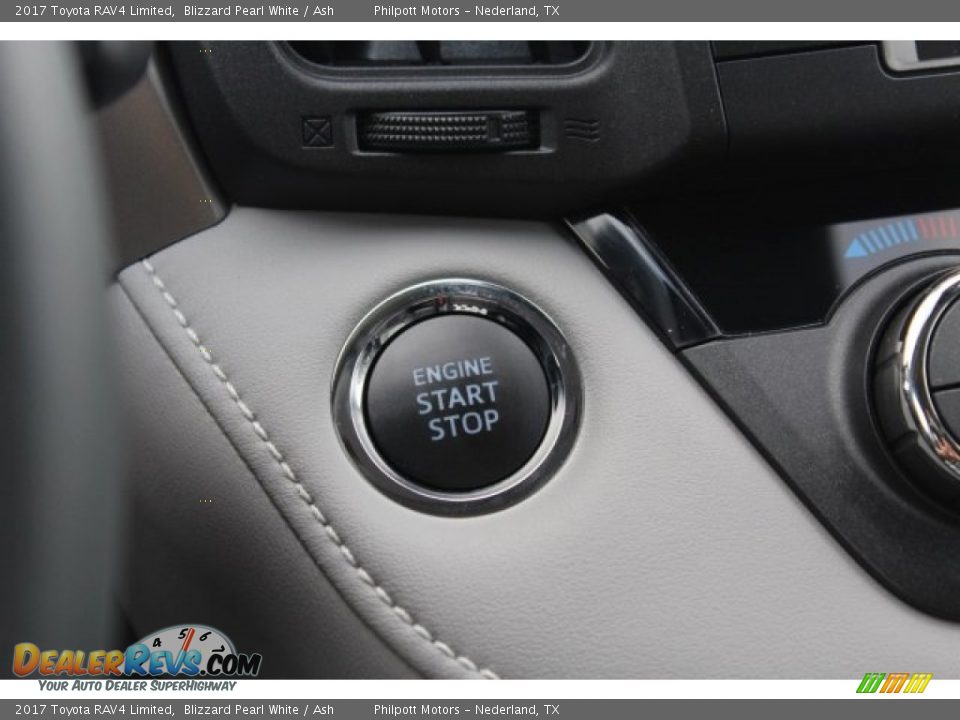 2017 Toyota RAV4 Limited Blizzard Pearl White / Ash Photo #16