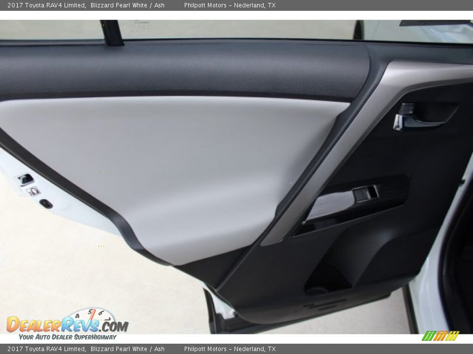 2017 Toyota RAV4 Limited Blizzard Pearl White / Ash Photo #21