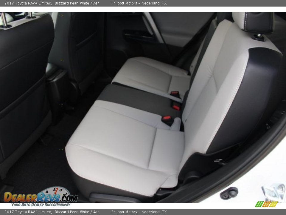 2017 Toyota RAV4 Limited Blizzard Pearl White / Ash Photo #22