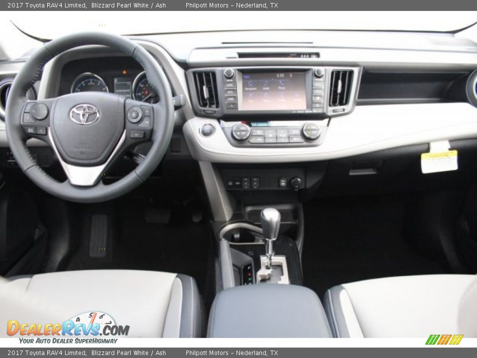 2017 Toyota RAV4 Limited Blizzard Pearl White / Ash Photo #23