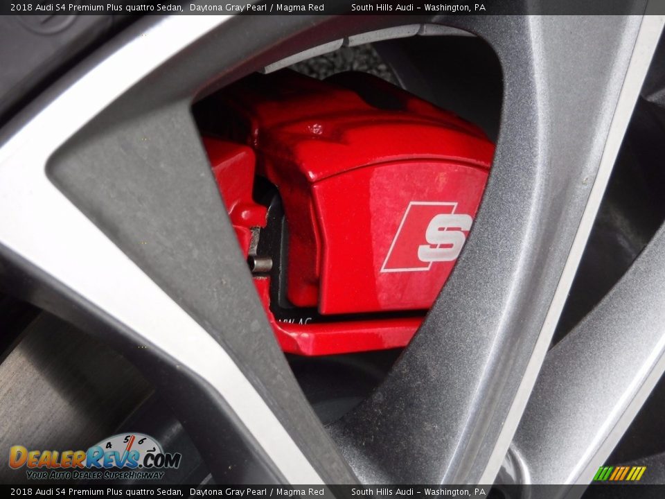2018 Audi S4 Premium Plus quattro Sedan Daytona Gray Pearl / Magma Red Photo #5