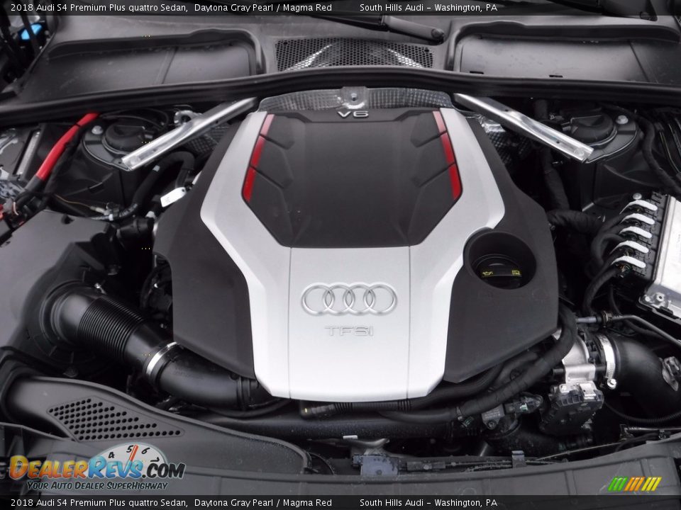 2018 Audi S4 Premium Plus quattro Sedan 3.0 Liter Turbocharged TFSI DOHC 24-Valve VVT V6 Engine Photo #19
