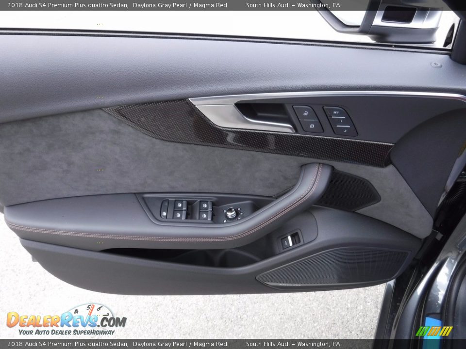 Door Panel of 2018 Audi S4 Premium Plus quattro Sedan Photo #25