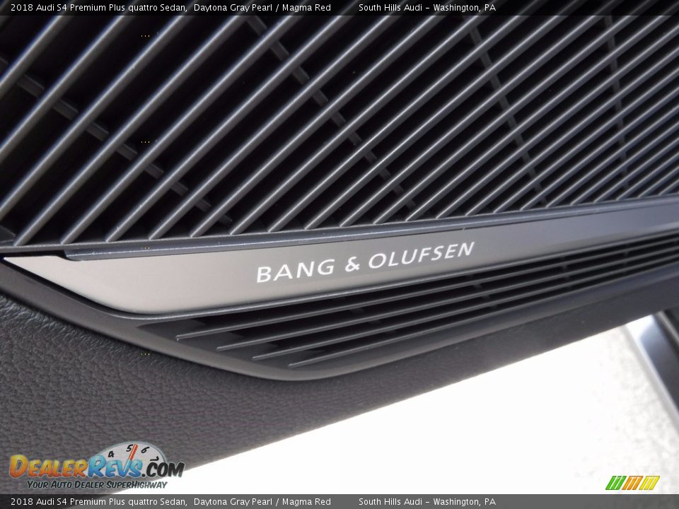 2018 Audi S4 Premium Plus quattro Sedan Daytona Gray Pearl / Magma Red Photo #27