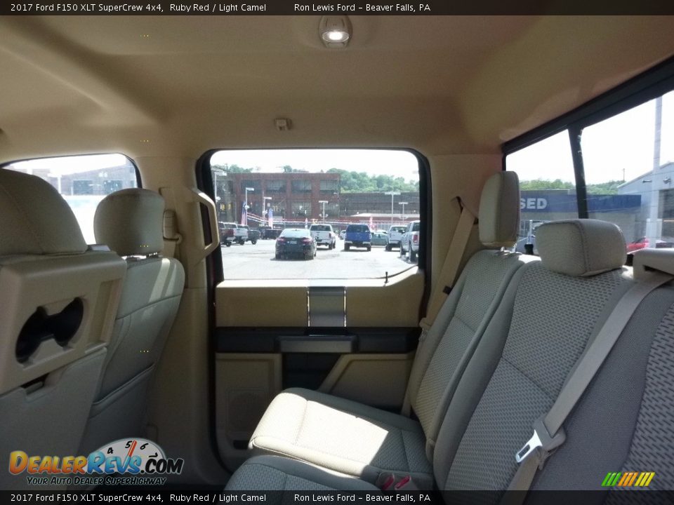 2017 Ford F150 XLT SuperCrew 4x4 Ruby Red / Light Camel Photo #11