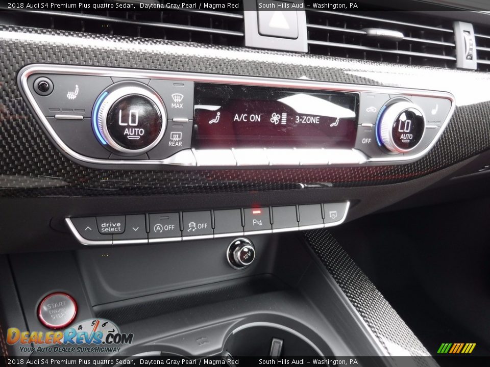 Controls of 2018 Audi S4 Premium Plus quattro Sedan Photo #30