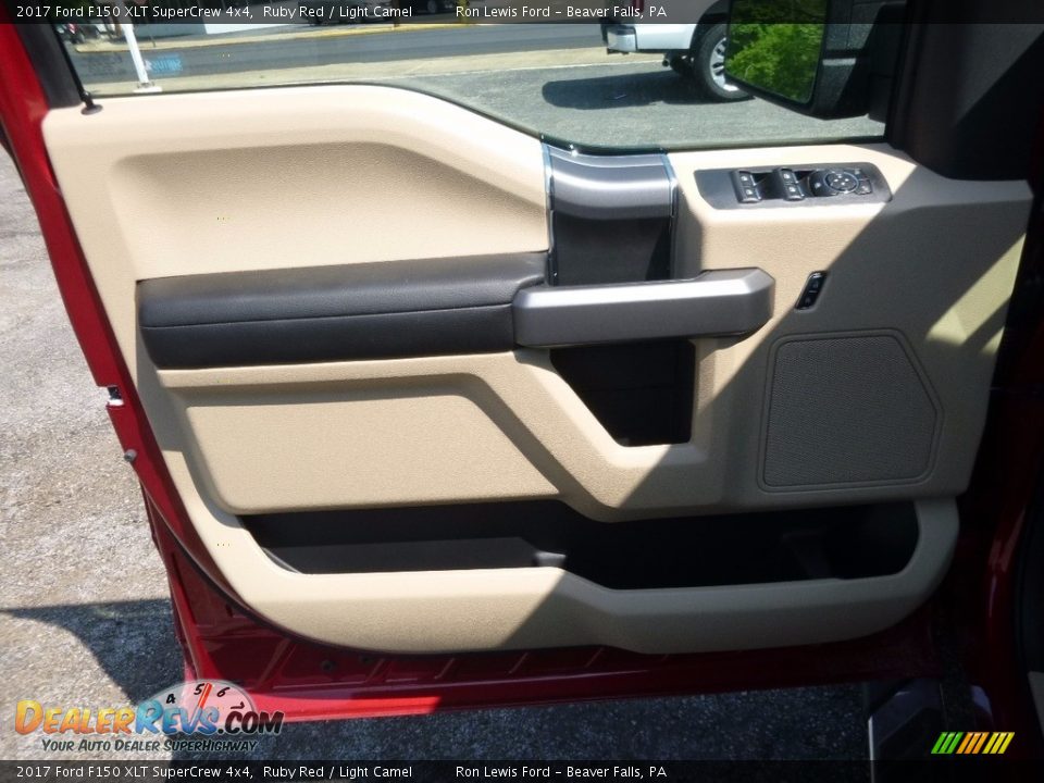 2017 Ford F150 XLT SuperCrew 4x4 Ruby Red / Light Camel Photo #13