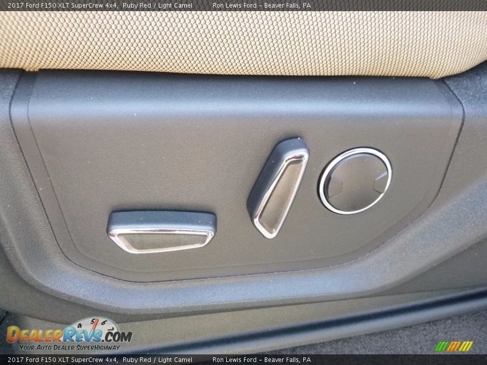 2017 Ford F150 XLT SuperCrew 4x4 Ruby Red / Light Camel Photo #15