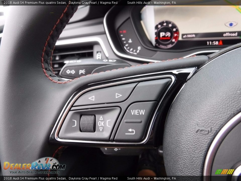 Controls of 2018 Audi S4 Premium Plus quattro Sedan Photo #34