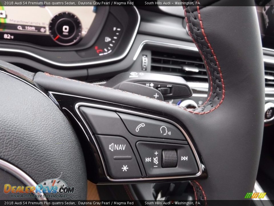 Controls of 2018 Audi S4 Premium Plus quattro Sedan Photo #35