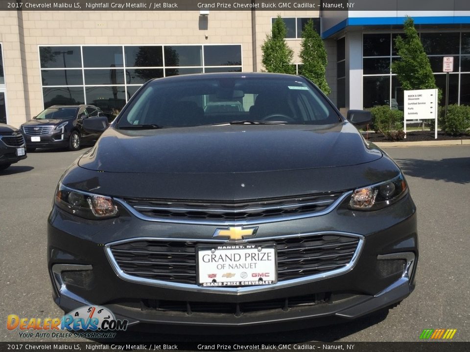 2017 Chevrolet Malibu LS Nightfall Gray Metallic / Jet Black Photo #2