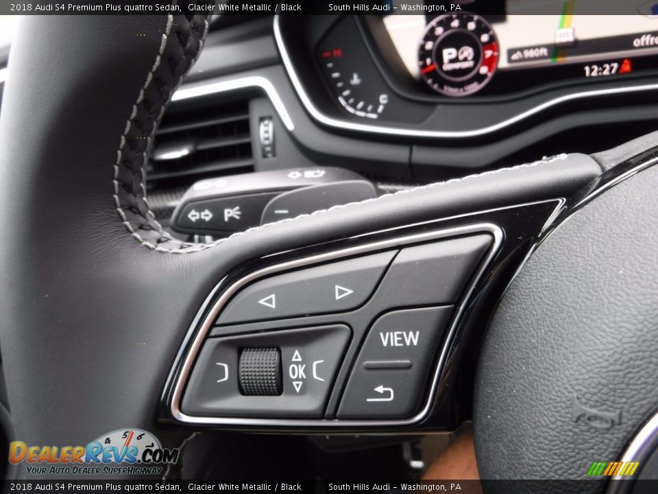 Controls of 2018 Audi S4 Premium Plus quattro Sedan Photo #30