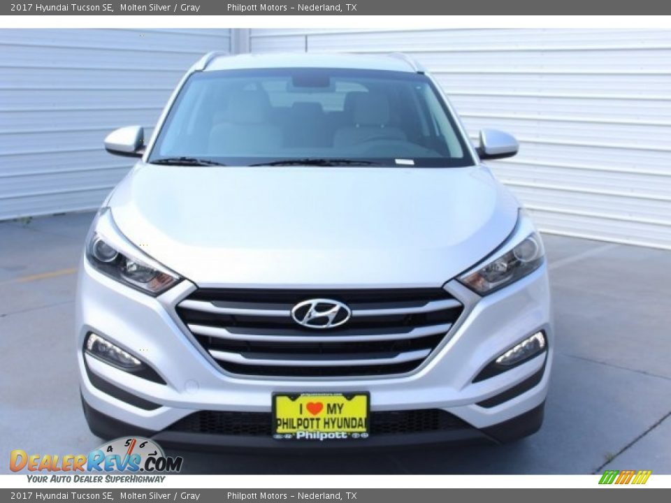 2017 Hyundai Tucson SE Molten Silver / Gray Photo #2
