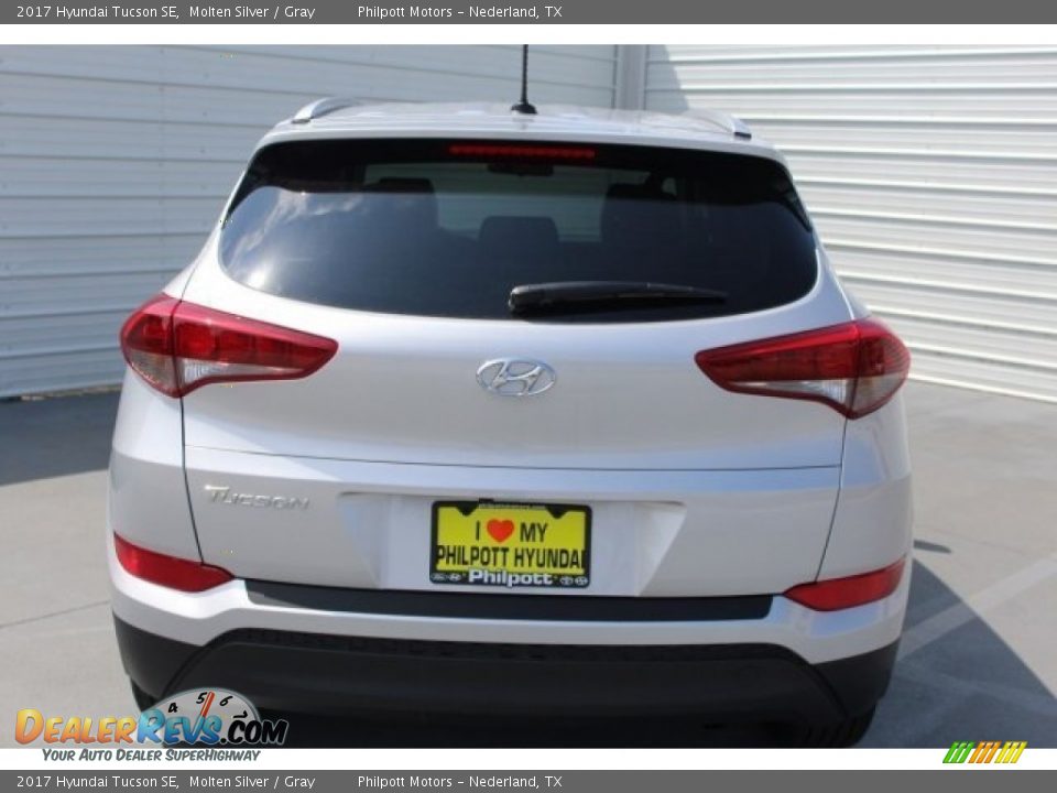 2017 Hyundai Tucson SE Molten Silver / Gray Photo #6