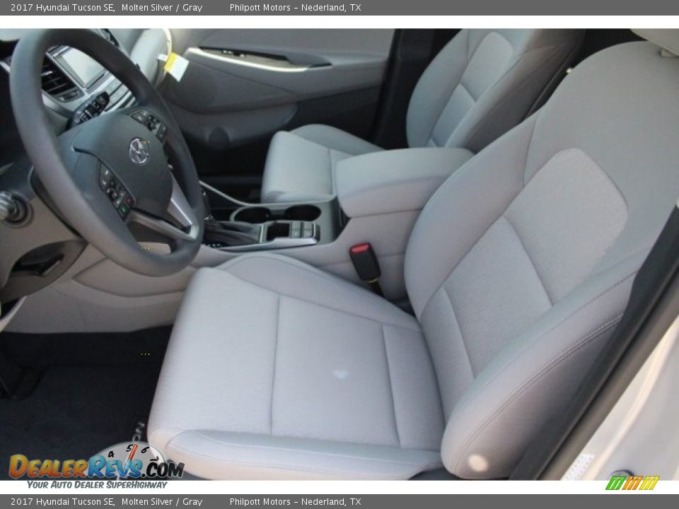 2017 Hyundai Tucson SE Molten Silver / Gray Photo #9