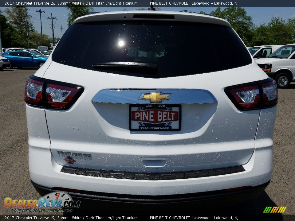 2017 Chevrolet Traverse LS Summit White / Dark Titanium/Light Titanium Photo #5