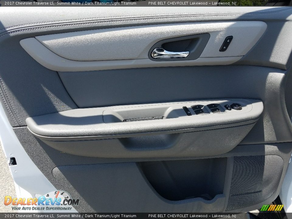 2017 Chevrolet Traverse LS Summit White / Dark Titanium/Light Titanium Photo #7