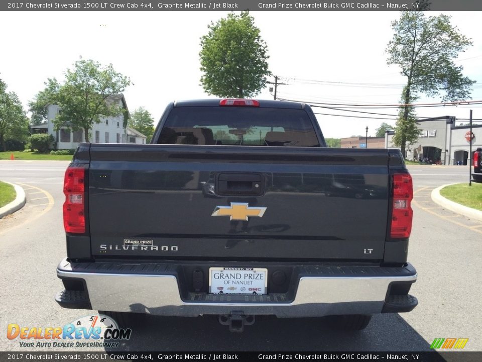 2017 Chevrolet Silverado 1500 LT Crew Cab 4x4 Graphite Metallic / Jet Black Photo #5
