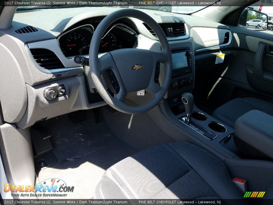 2017 Chevrolet Traverse LS Summit White / Dark Titanium/Light Titanium Photo #9