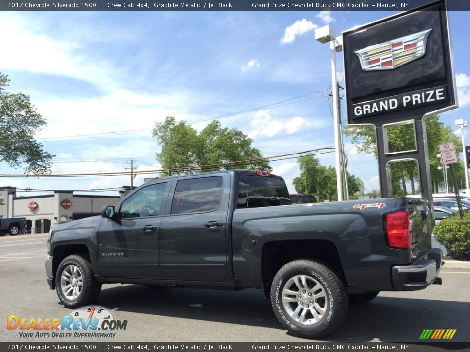 2017 Chevrolet Silverado 1500 LT Crew Cab 4x4 Graphite Metallic / Jet Black Photo #6