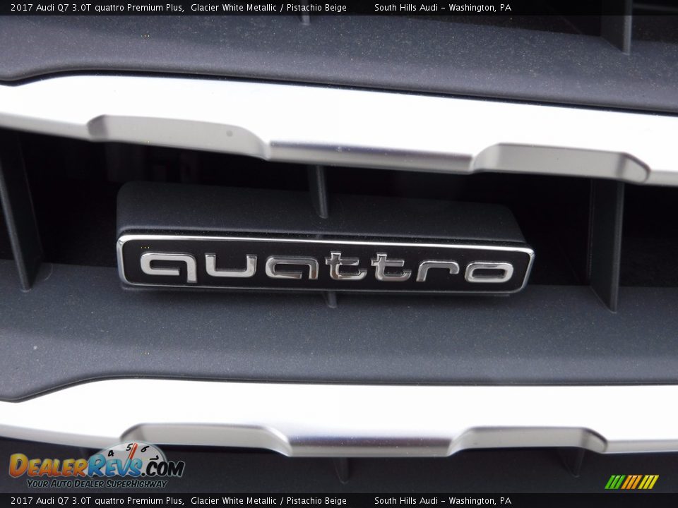 2017 Audi Q7 3.0T quattro Premium Plus Glacier White Metallic / Pistachio Beige Photo #6