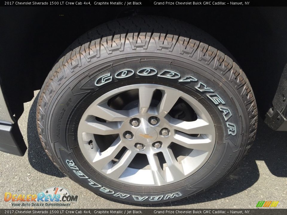 2017 Chevrolet Silverado 1500 LT Crew Cab 4x4 Graphite Metallic / Jet Black Photo #10