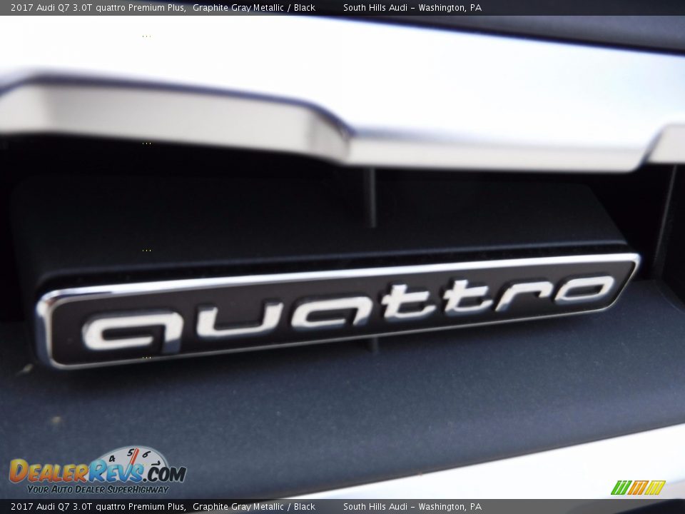 2017 Audi Q7 3.0T quattro Premium Plus Graphite Gray Metallic / Black Photo #6