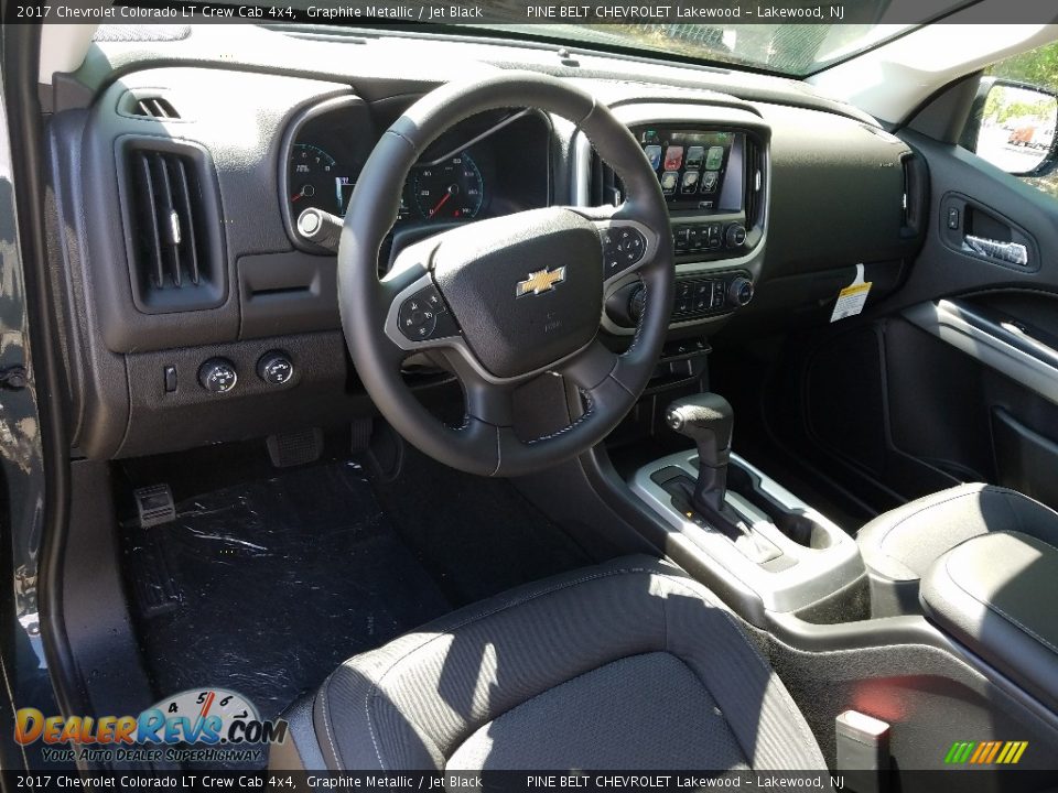 2017 Chevrolet Colorado LT Crew Cab 4x4 Graphite Metallic / Jet Black Photo #9