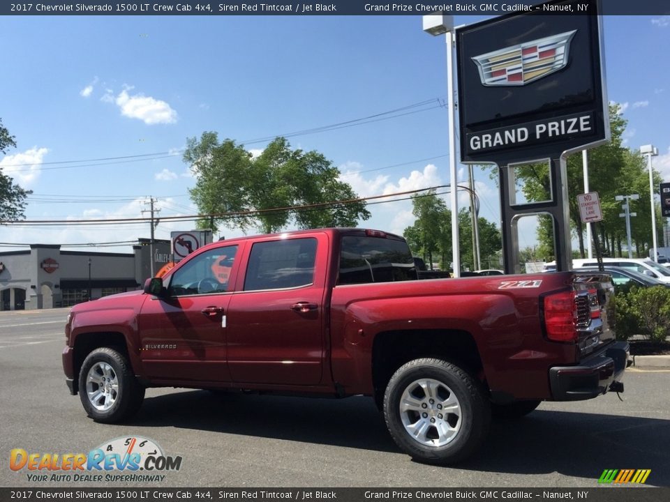 2017 Chevrolet Silverado 1500 LT Crew Cab 4x4 Siren Red Tintcoat / Jet Black Photo #6