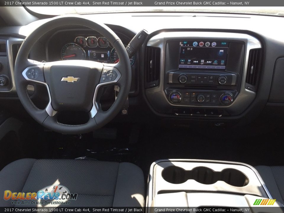 2017 Chevrolet Silverado 1500 LT Crew Cab 4x4 Siren Red Tintcoat / Jet Black Photo #8