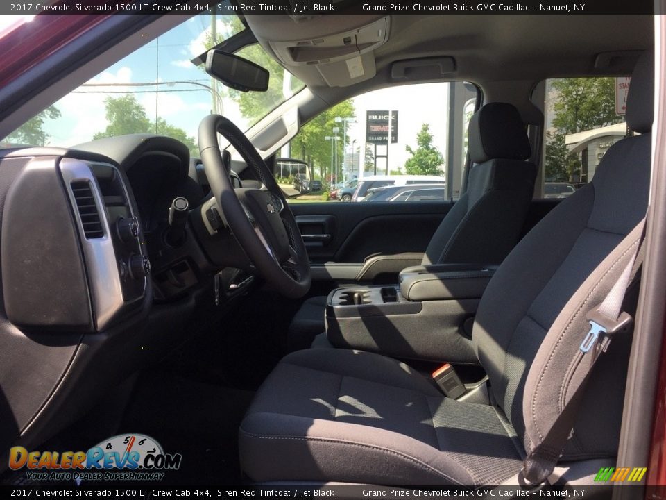 2017 Chevrolet Silverado 1500 LT Crew Cab 4x4 Siren Red Tintcoat / Jet Black Photo #9