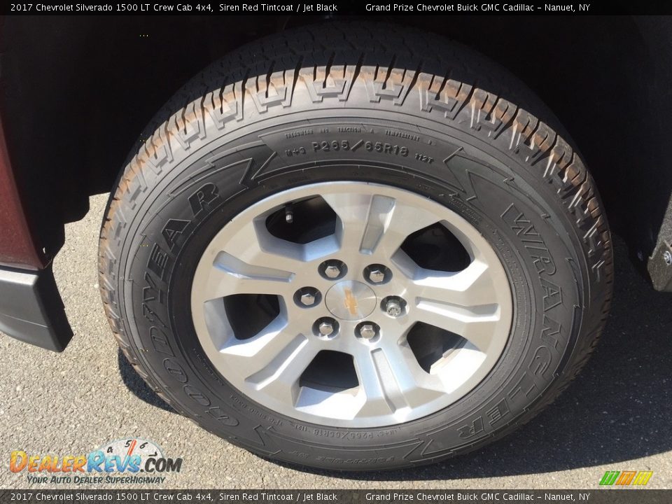 2017 Chevrolet Silverado 1500 LT Crew Cab 4x4 Siren Red Tintcoat / Jet Black Photo #10