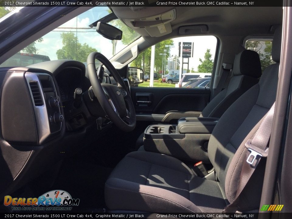 2017 Chevrolet Silverado 1500 LT Crew Cab 4x4 Graphite Metallic / Jet Black Photo #9