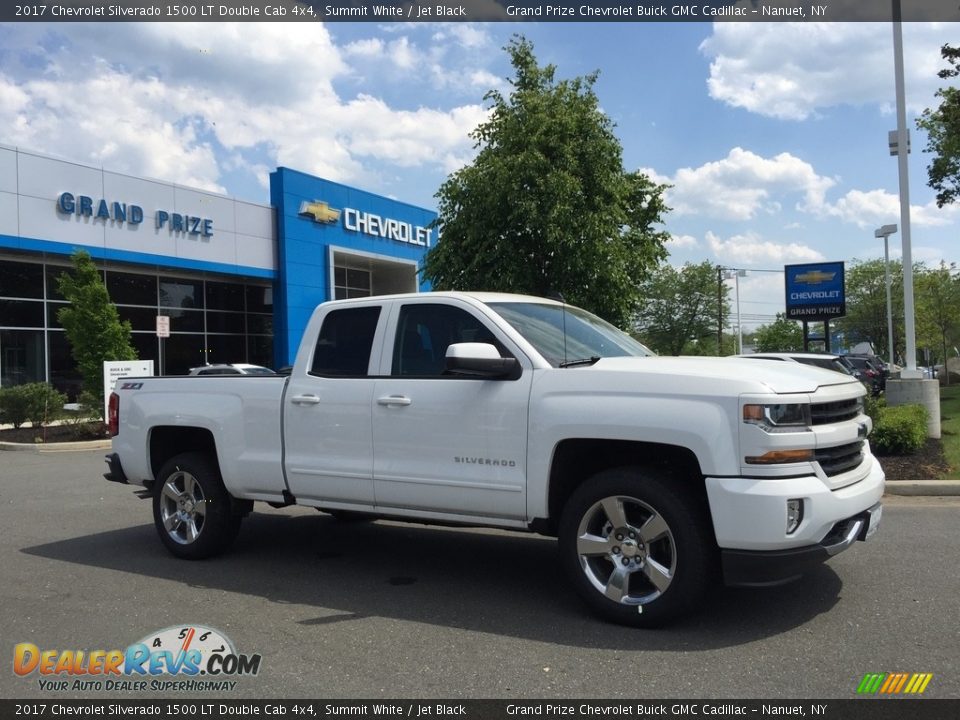 2017 Chevrolet Silverado 1500 LT Double Cab 4x4 Summit White / Jet Black Photo #3
