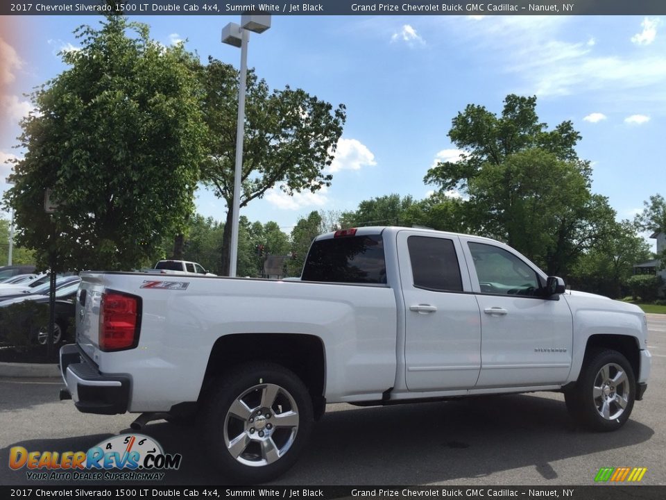 2017 Chevrolet Silverado 1500 LT Double Cab 4x4 Summit White / Jet Black Photo #4