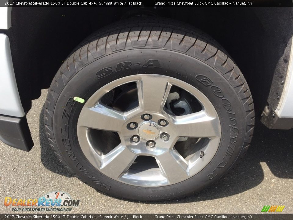 2017 Chevrolet Silverado 1500 LT Double Cab 4x4 Summit White / Jet Black Photo #10