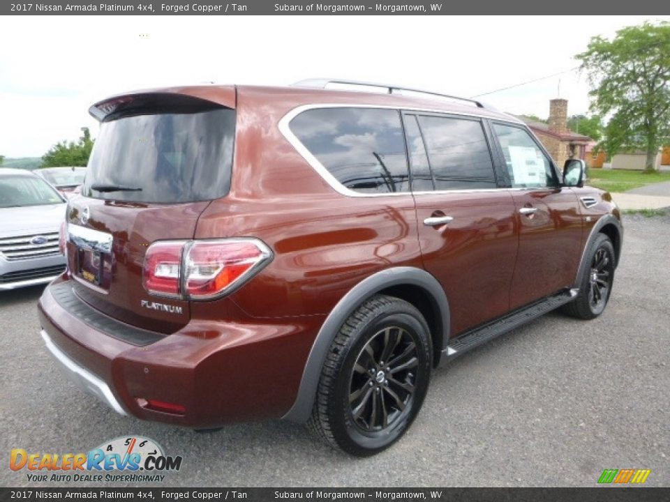 2017 Nissan Armada Platinum 4x4 Forged Copper / Tan Photo #4