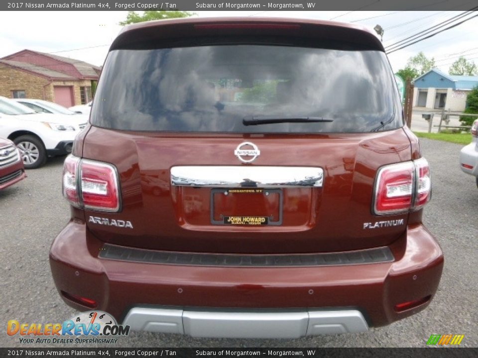 2017 Nissan Armada Platinum 4x4 Forged Copper / Tan Photo #5
