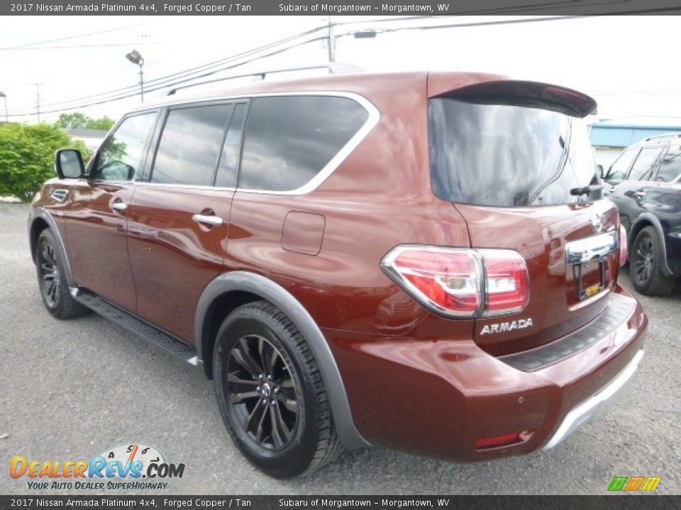 2017 Nissan Armada Platinum 4x4 Forged Copper / Tan Photo #6