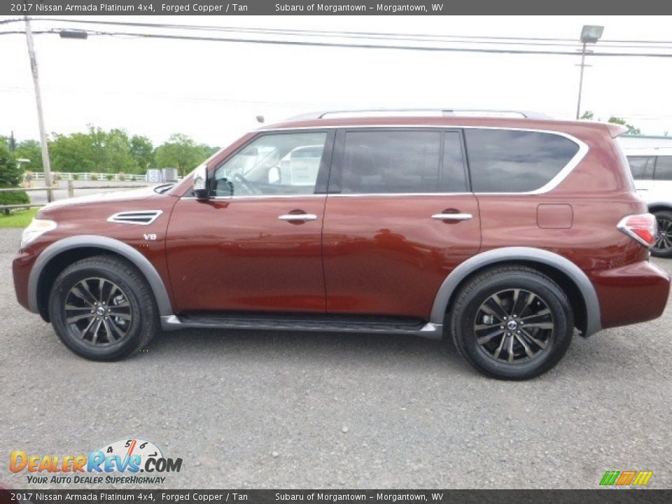 2017 Nissan Armada Platinum 4x4 Forged Copper / Tan Photo #7